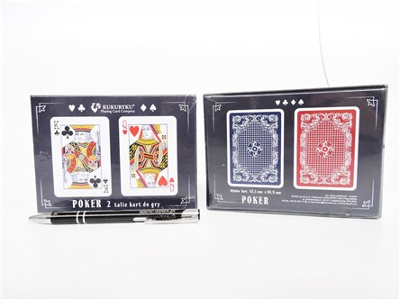 KARTY do gry, pokerowe zestaw