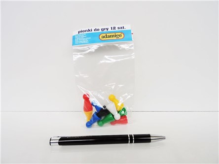 PIONKI DO GRY kpl. 12 szt.,     fol.