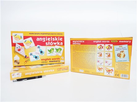 *GRA ANGIELSKIE SŁÓWKA, memory, eduk.5+