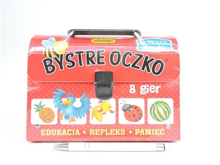 *BYSTRE OCZKO, kuferek, edukacyjna 3+