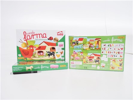 *GRA WESOŁA FARMA, edukacyjna, 3+