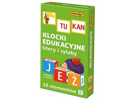 KLOCKI EDUKACYJNE 18 EL.