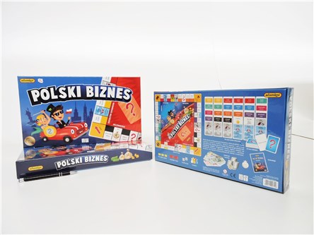 *GRA POLSKI BIZNES, planszowa, ekonomiczna, 8+