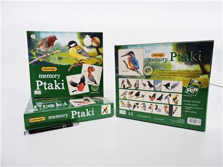 *GRA MEMORY, ptaki, pamięciowa, 3+