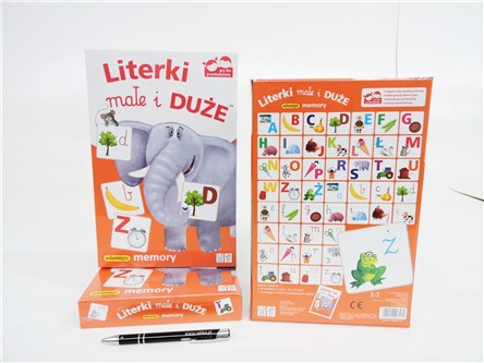 GRA Literki małe i duże, memory