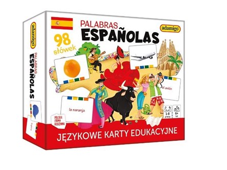 PALABRAS ESPANOLAS - językowe karty edukacyjne