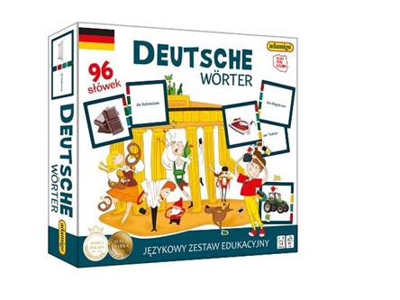Deutsche Wörter - językowe karty edukacyjne
