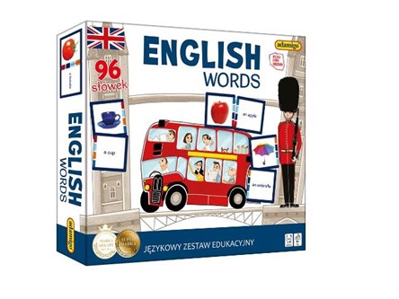 English words - językowe karty edukacyjne
