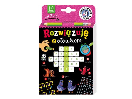 KSIĄŻ. Rozwiązuję z ołówkiem. Łamigłówki z zebrą