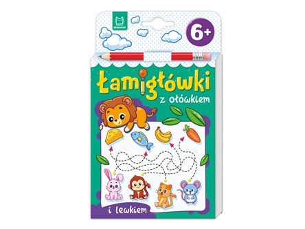 KSIĄŻ. Łamigłówki z ołówkiem i lewkiem. Od 6 lat