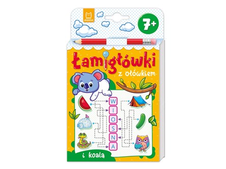 KSIĄŻ. Łamigłówki z ołówkiem i koalą. Od 7 lat