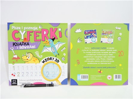 KSIĄŻ. Piszę i poznaję, Cyferki, rowki, 3D