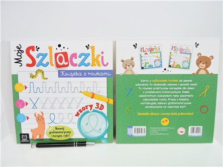 KSIĄŻ. Moje szklaczki, rowki, 3D