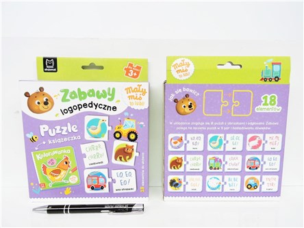 KSIĄŻ. Mały miś to lubi! Puzzle + książeczka