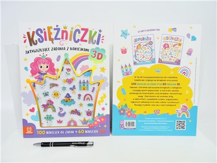 KSIĄŻ. KSIĘŻNICZKI - zadania z naklej. 3D