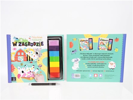 KSIĄŻ. PALUSZKOWE MALOWANKI - w zagrodzie