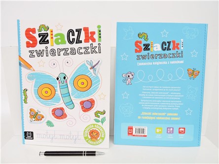 KSIĄŻ. Szlaczki zwierzaczki. Edukacyjna książeczka