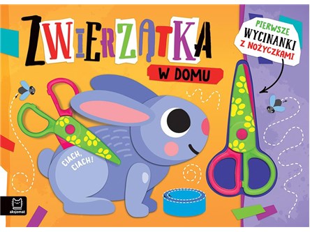 KSIĄŻ. Pierwsze wycinanki z nożyczkami zwi. w domu
