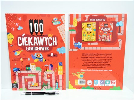 KSIĄŻ. 100 ciekawych łamigłówek od 6 lat
