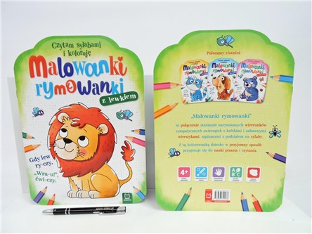 KSIĄŻ. Malowanki rymowanki z lewkiem. Czytam sylab