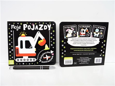 KSIĄŻ. MOJE POJAZDY, kontrastowa, twarda, 0+