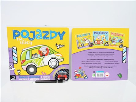 KSIĄŻ. POJAZDY NA ULICY - pierwsza kolorowanka