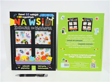 KSIĄŻ. NA WSI, zadania do wyklejania