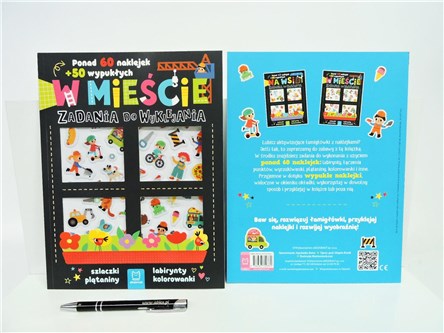 KSIĄŻ. W MIEŚCIE, zadania do wyklejania