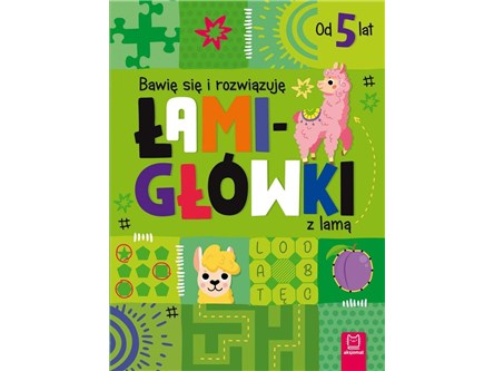 KSIĄŻ. Bawię się i rozwiązuję Łamigłówki z lamą