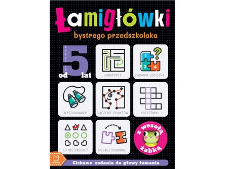KSIĄŻ. Łamigłówki bystrego przedszkolaka z żabką