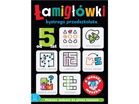 KSIĄŻ. Łamigłówki bystrego przedszkolaka z myszką
