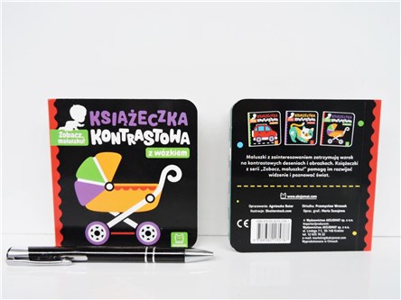 KSIĄŻ. Zobacz Maluszku, kontrastowa Z WÓZKIEM