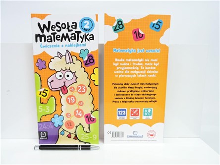 KSIĄŻ. Wesoł matematyka - ćwiczenia z naklej. 2