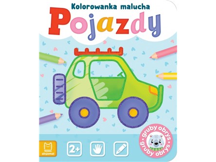 KSIĄŻ. Pojazdy. Kolorowanka malucha