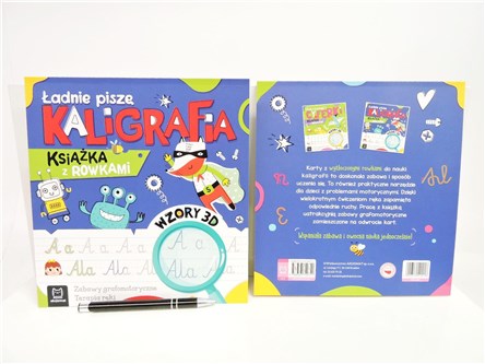 KSIĄŻ. KALIGRAFIA, ładnie piszę, rowki, 3D