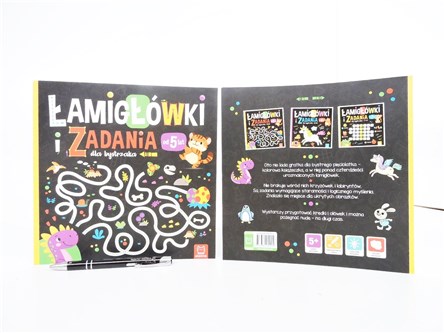 KSIĄŻ. Labirytny i zadania dla bystrzaka od 5 lat