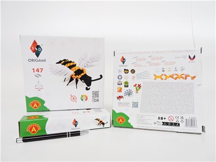 Origami 3D – Pszczoła, 147 el, zest. kreatywny, 8+