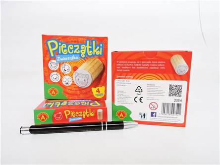 *GRA Pieczątki ZWIERZĘTA, wersja kieszonkowa,5+