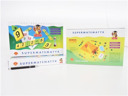 GRA SMG SUPERMATEMATYK, trening myślenia, 7+