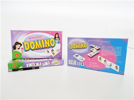 GRA DOMINO obrazkowe, DZIEWCZYNY,4+