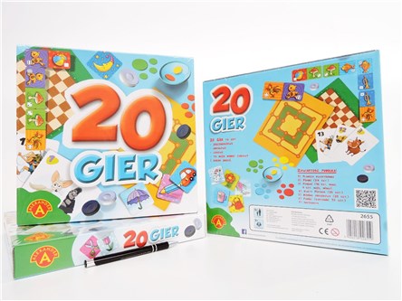 GRA 20 GIER, rodzinna, zręcznościowa, 5+