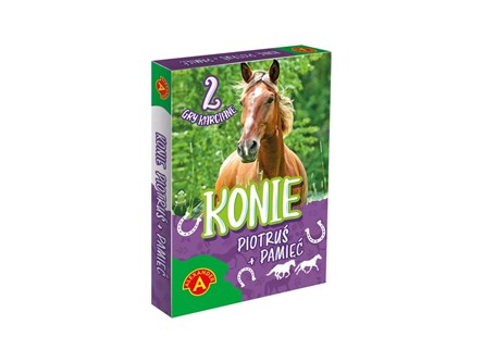 GRA KARTY PIOTRUŚ + PAMIĘĆ - KONIE
