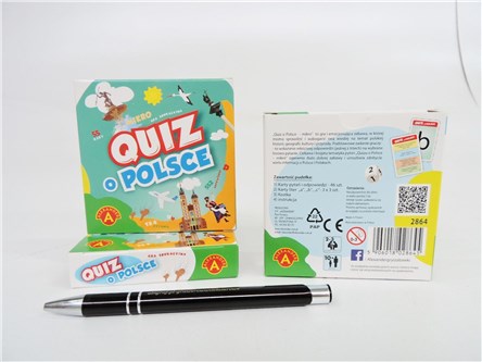 GRA QUIZ O POLSCE, kieszonkowa, edu.