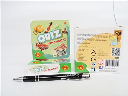 GRA QUIZ KTO PAMIĘTA, kieszonkowa, edu.