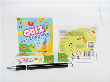 GRA QUIZ ABC ZDROWIA, kieszonkowa, edu.
