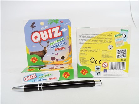GRA QUIZ PRZYRODA I GEOGRAFIA POLSKI, kieszonkowa