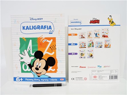 KSIĄŻ. Disney uczy Miki. Kaligrafia