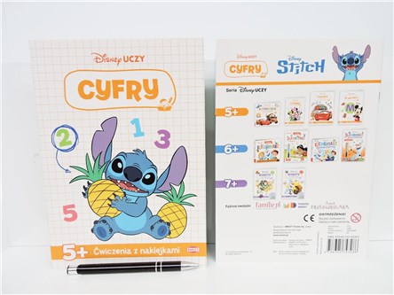 KSIĄŻ. Disney uczy Stitch. Ćwiczenia z naklejkami