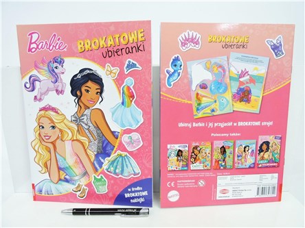 KSIĄŻ. BARBIE DREAMTOPIA. Brokatowe ubieranki