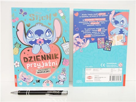 KSIĄŻ. DISNEY STITCH, dziennik przyjaźni